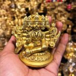 brass hanuman panchmukhi 3inch