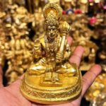Brass Hanuman Book reading super fine | Bajrang Bali | 4 inch